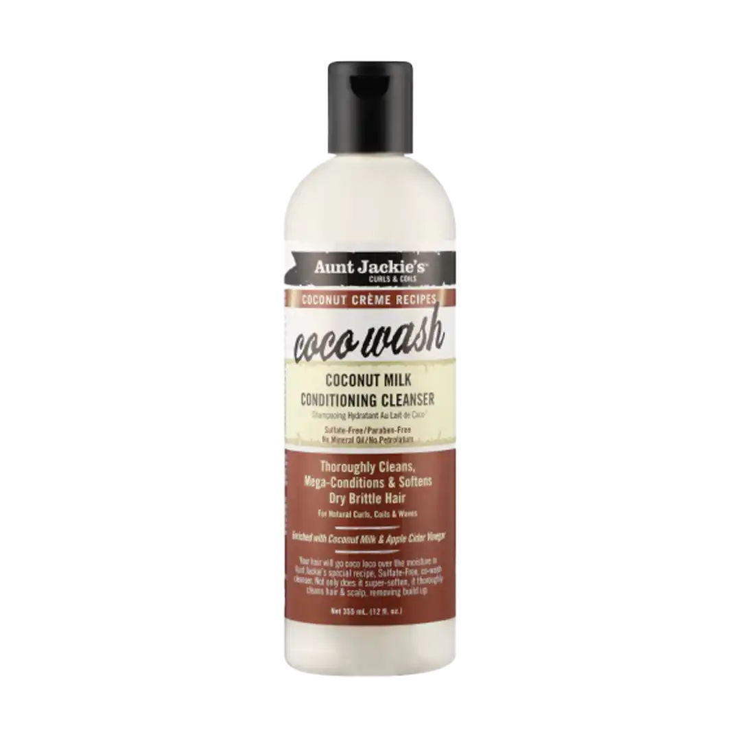 Aunt Jackie's Coco Wash Coconut Milk Conditioning Cleanser, 355ml