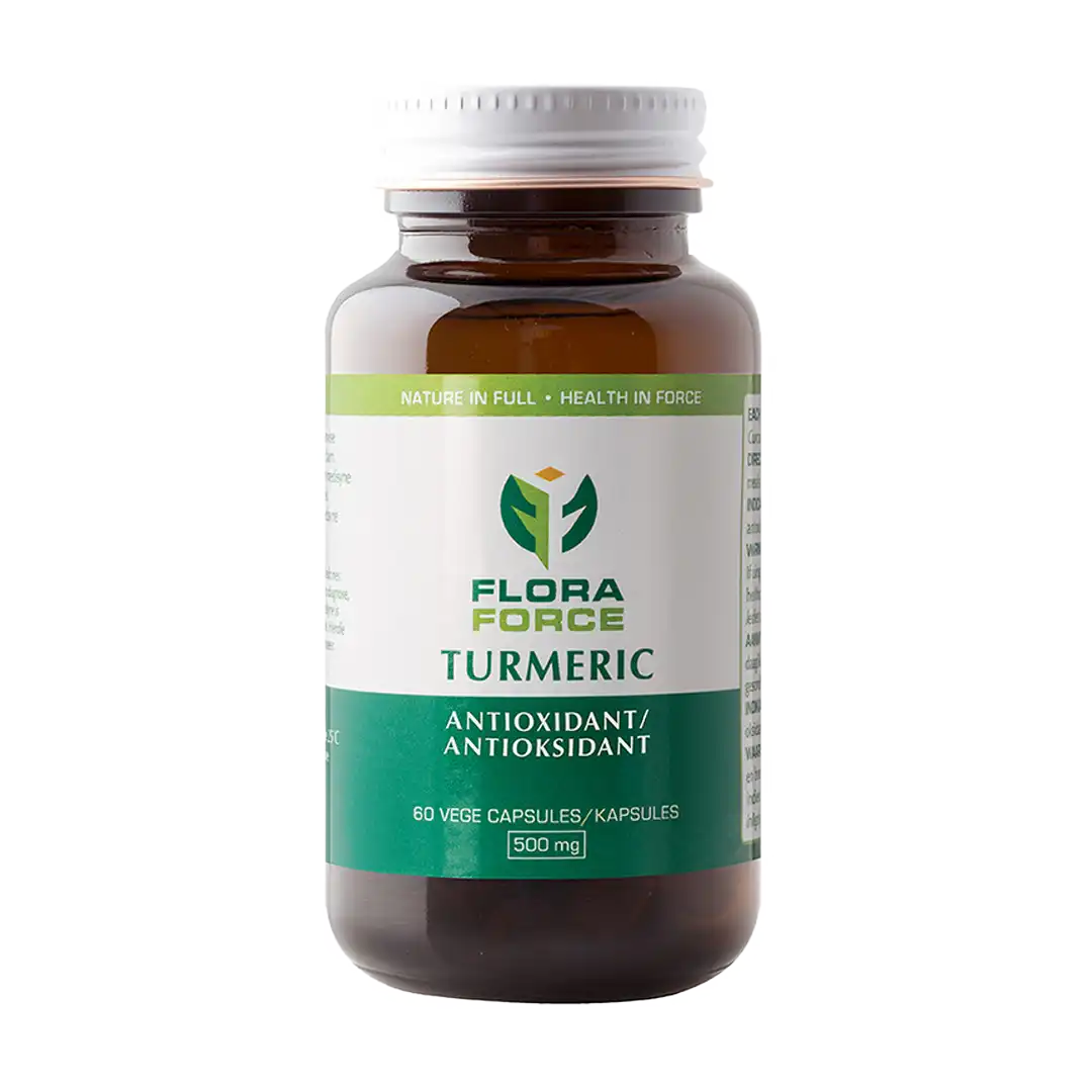 Flora Force Turmeric 500mg Capsules, 60's