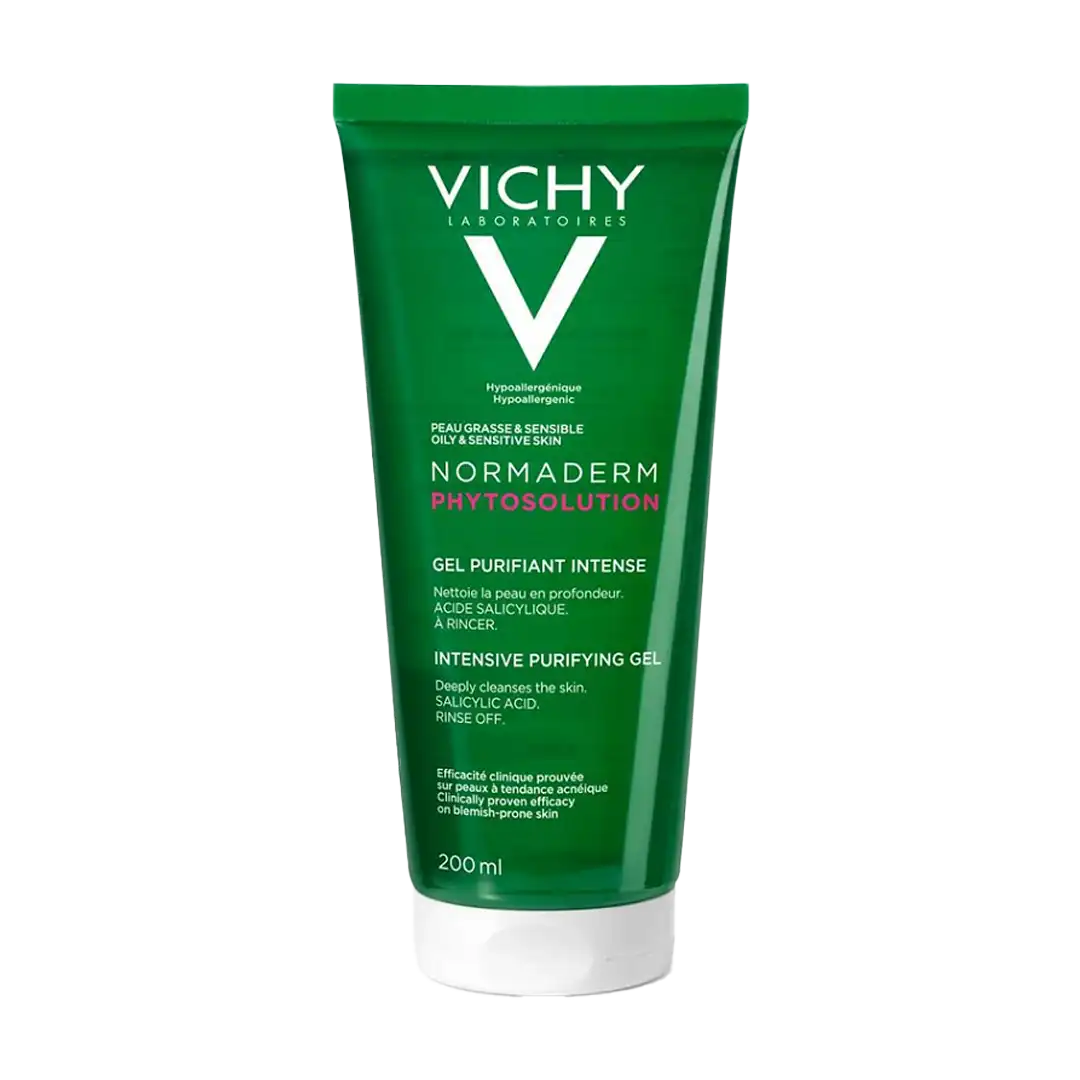 Vichy Normaderm Phytosolution Daily Deep Cleansing Gel, 200ml