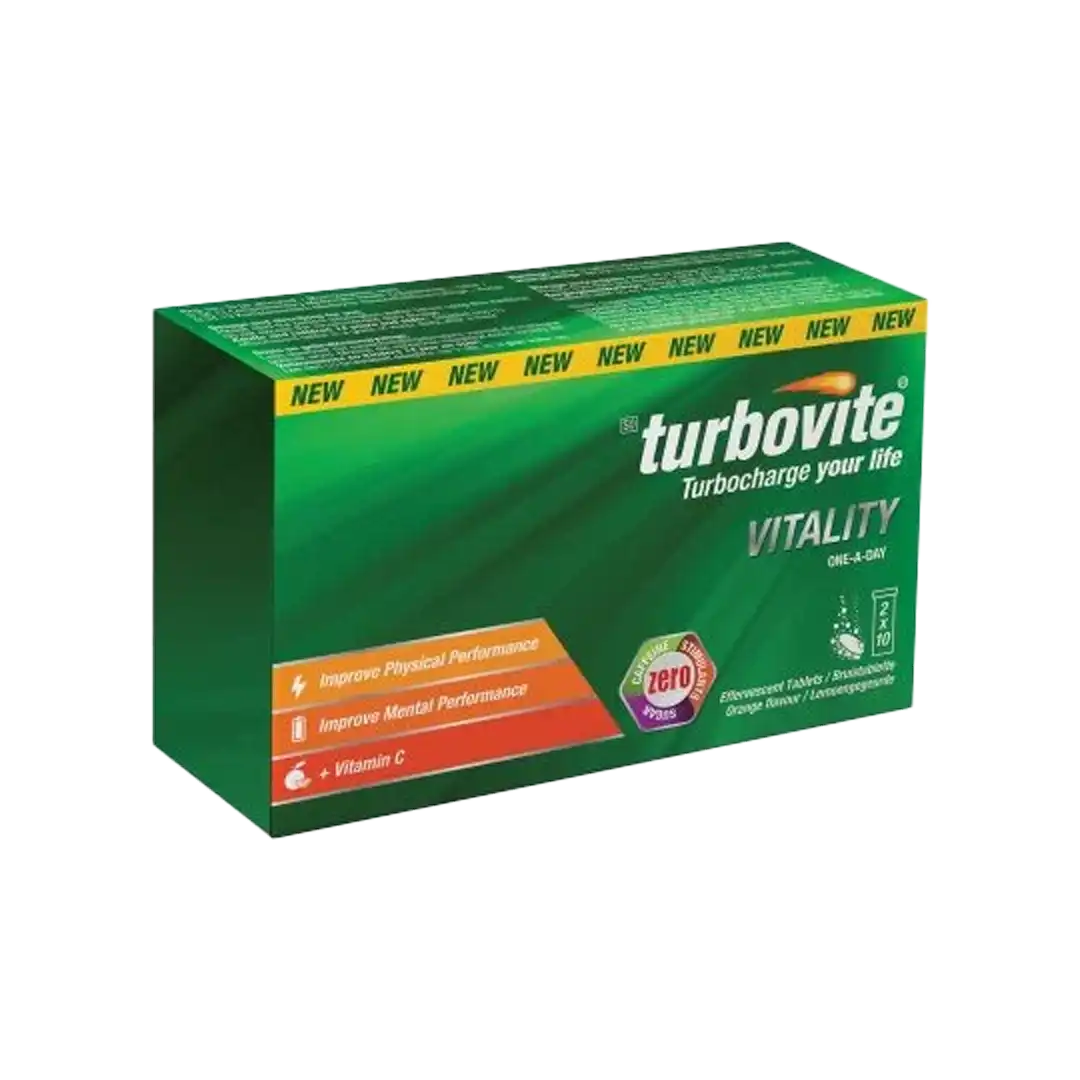 Turbovite Vitality Effervescent Tablets, 20's