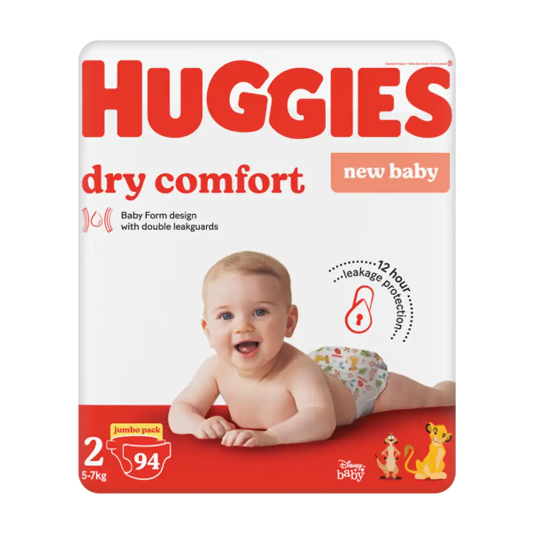 Huggies Dry Comfort Size 2 Mini, 94's