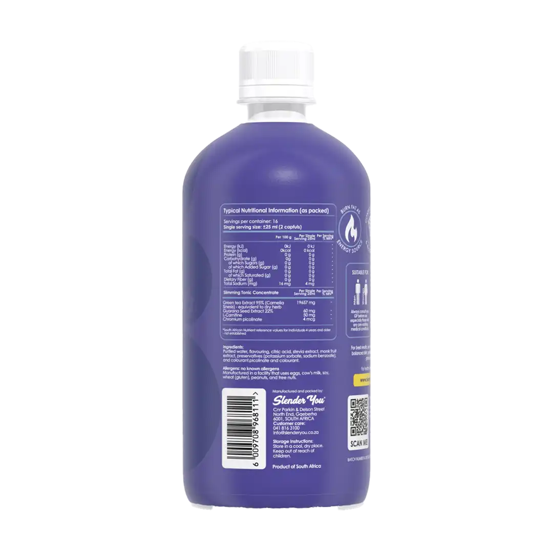 Slender You Slimming Tonic Blueberry, 400ml