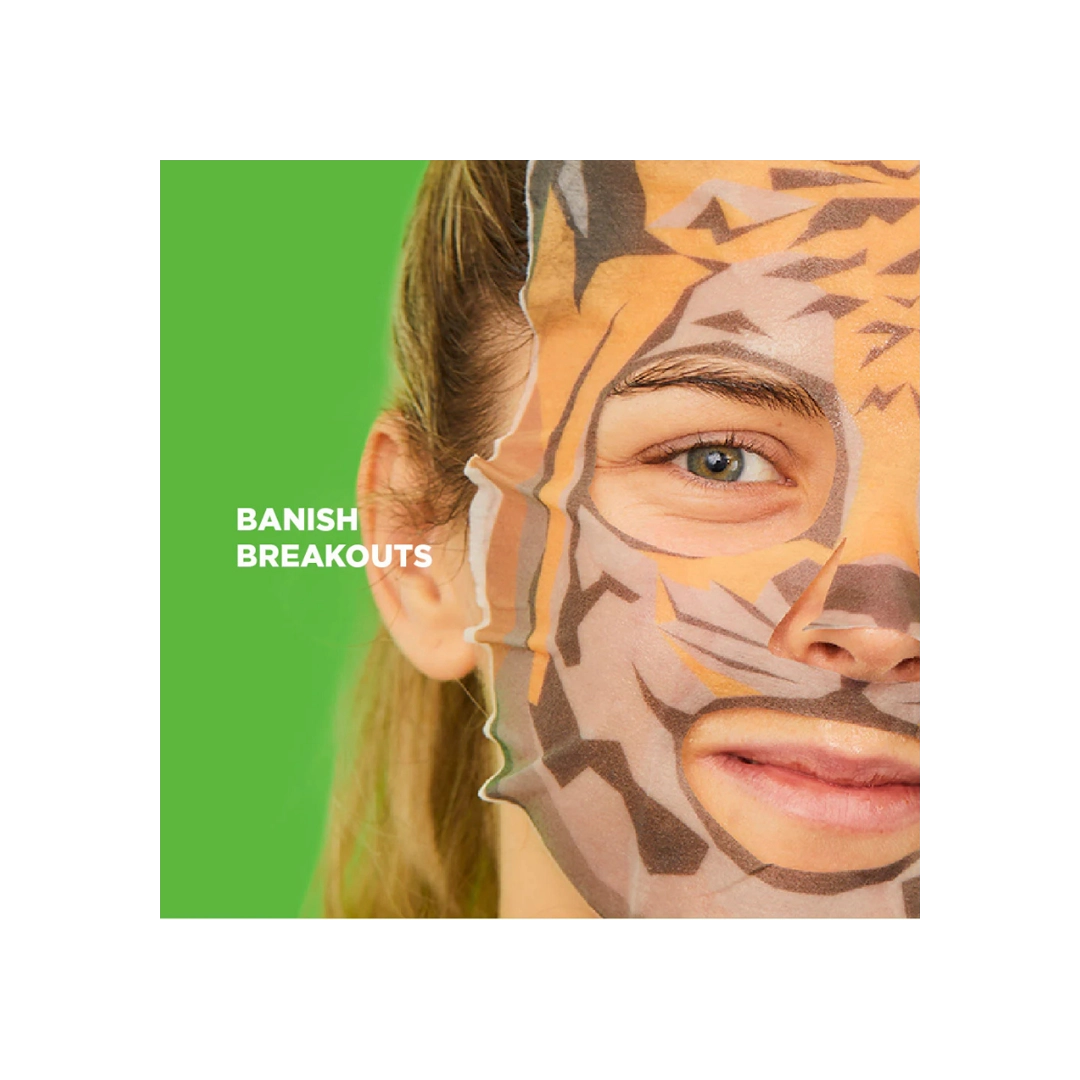 Skin Republic Spot Clear Tea Tree Tiger Face Mask Sheet