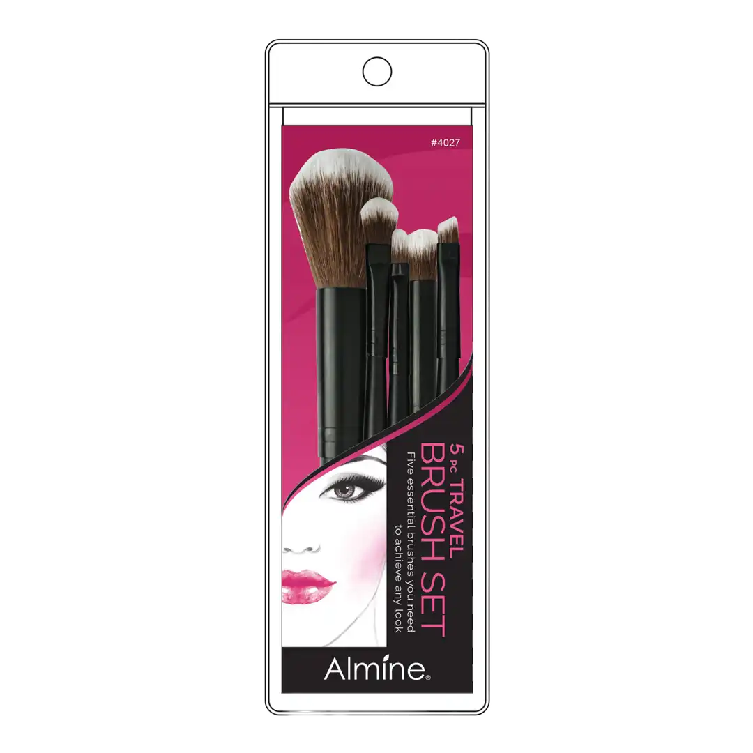 Almine Cosmetic Brush Set, 5 Piece