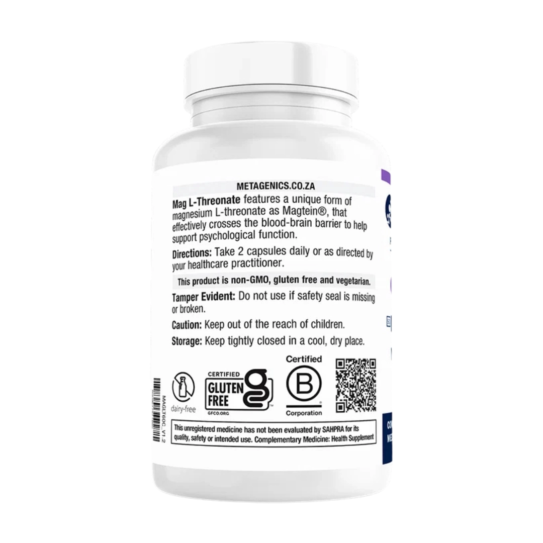 Metagenics Mag L-Threonate Capsules, 120's