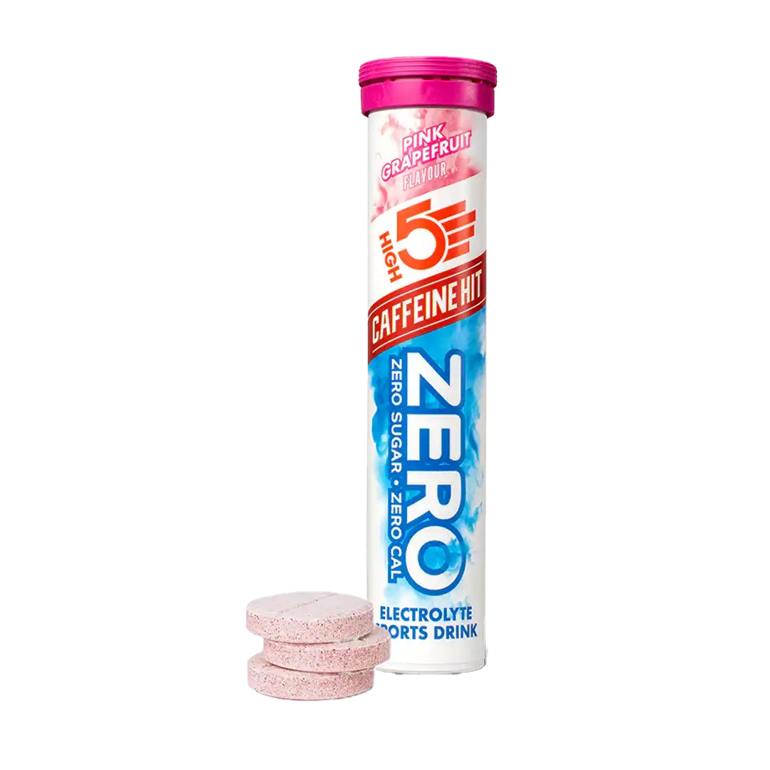 High5 Caffeine Hit Zero Pink Grapefruit Effervescent Tablets, 20's