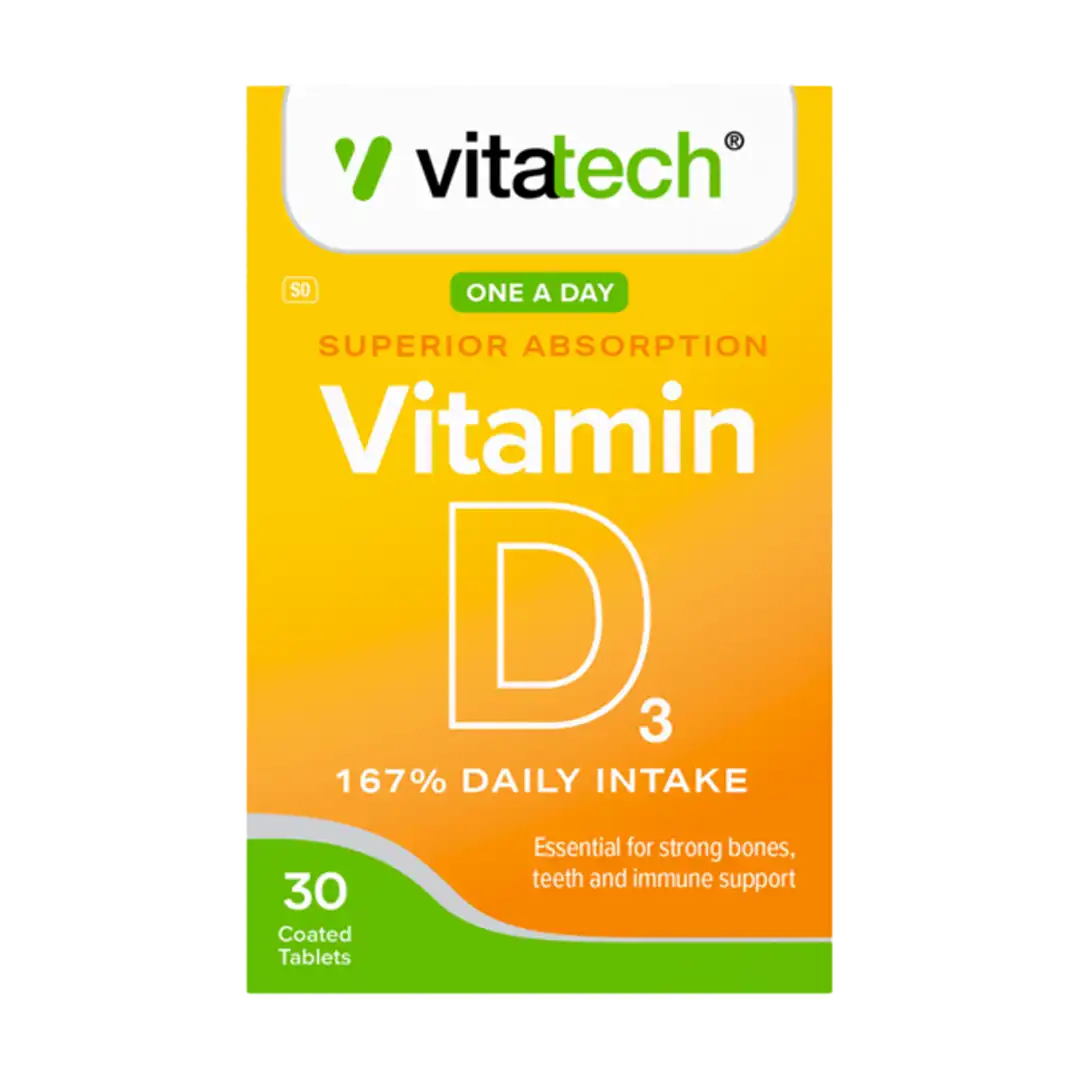 Vitatech Vitamin D3 1000IU Capsules, 30's