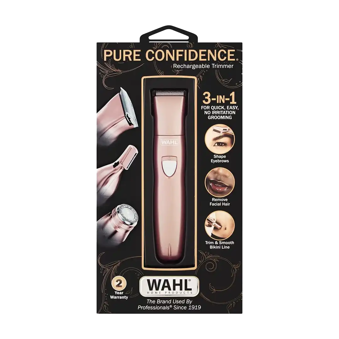 Wahl Rechargeable Rose Gold 9 Piece Ladies Trimmer Kit Grooming Kit