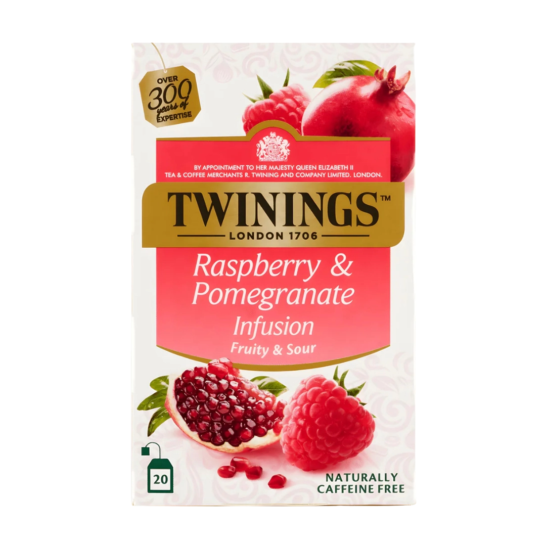 Twinings Herbal Tea Raspberry & Pomegranate Infusion, 20's