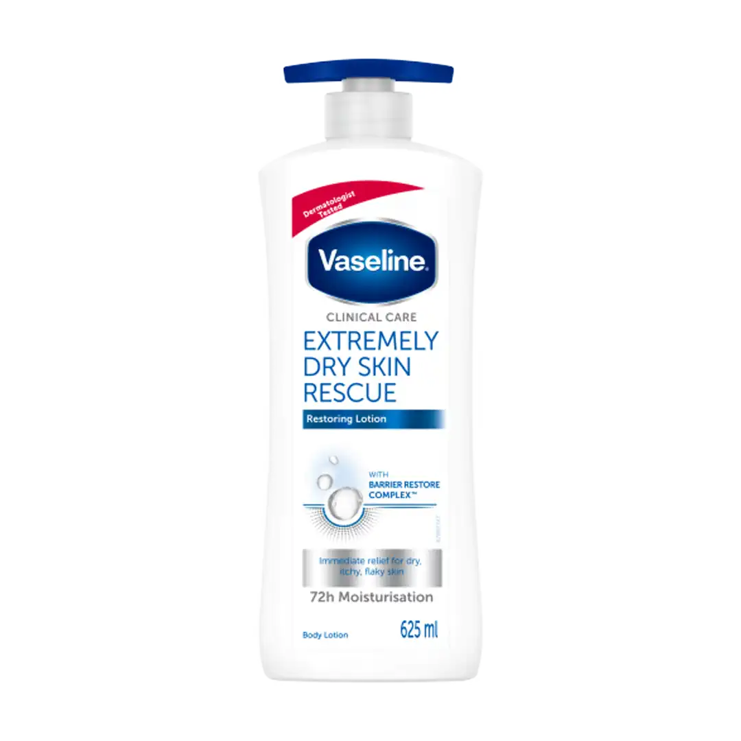 Vaseline Extremely Dry Skin Rescue Moisturising Body Lotion, 625ml