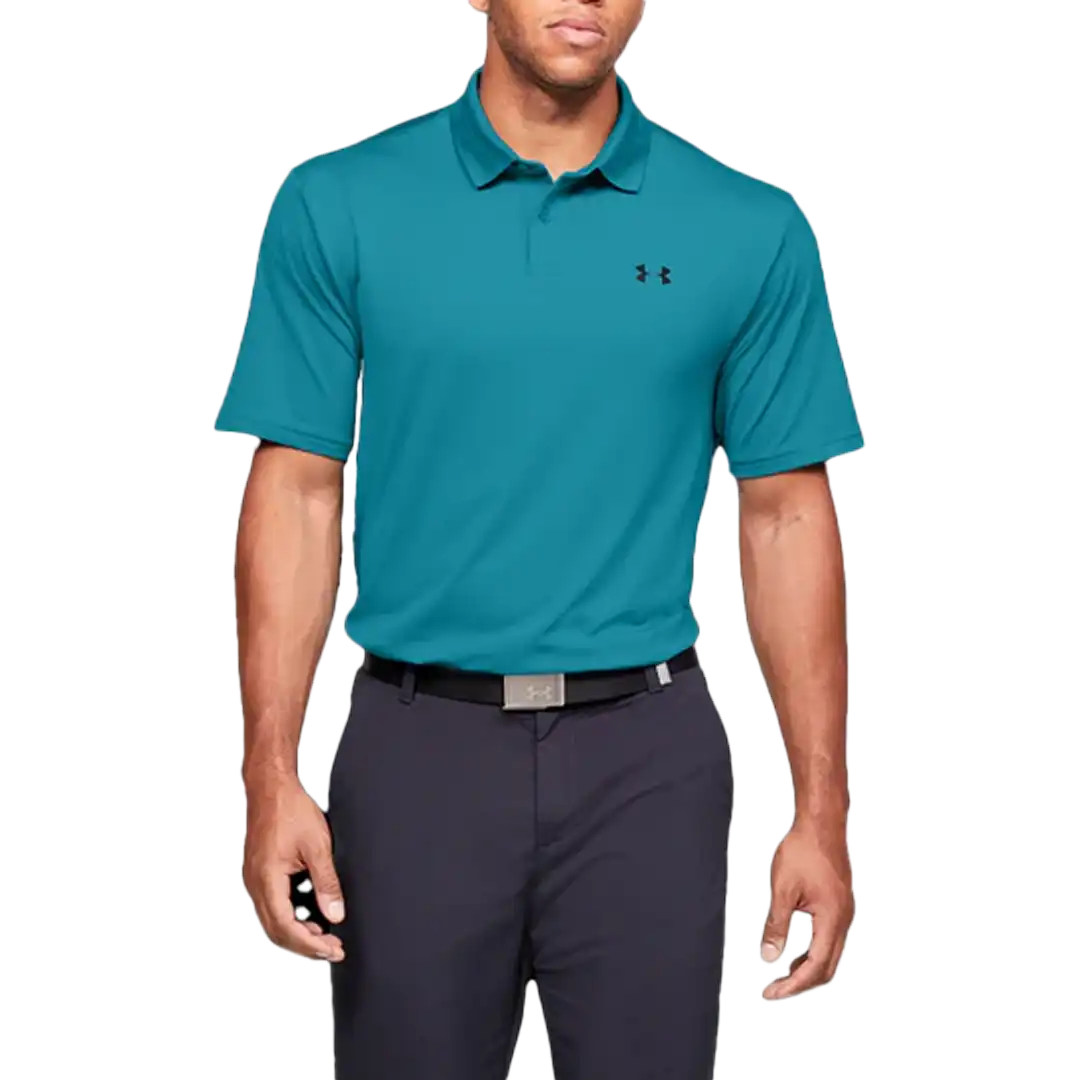 Under Armour Performance 2.0 Polo Shirt 'Green Teal', Small