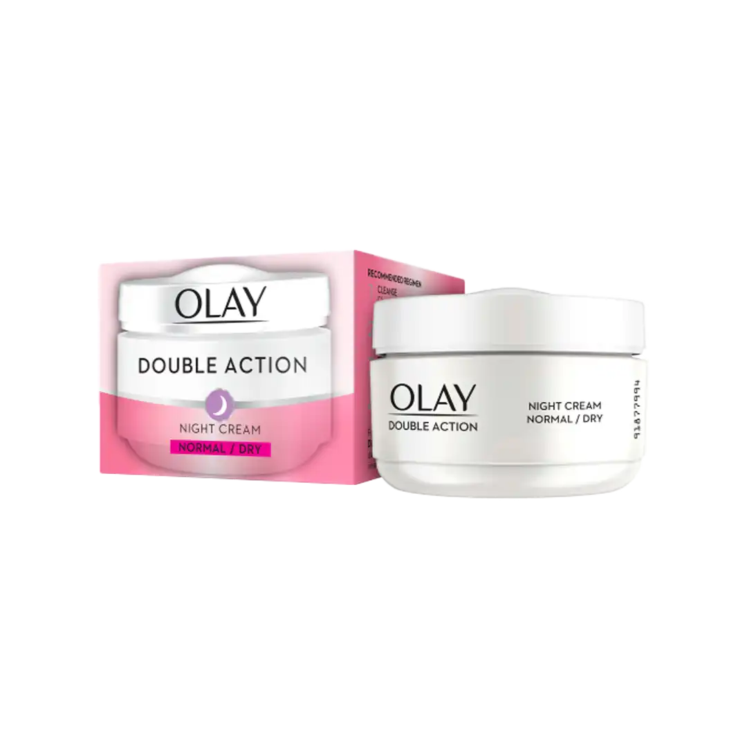 Olay Essentials Double Action Nourishing & Regenerating Night Cream, 50ml