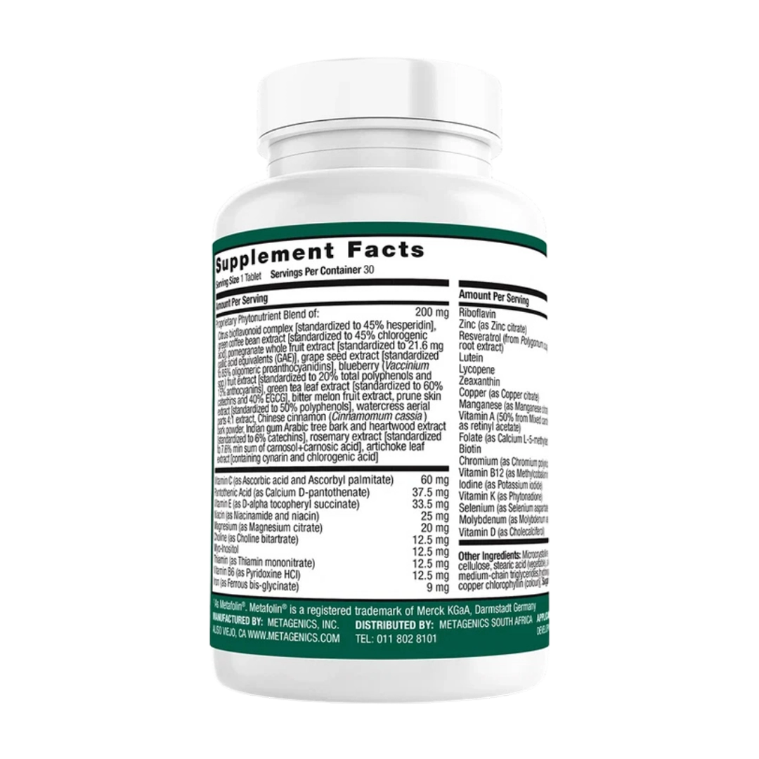 Phytomulti with Iron Diet Supplement Tabs, 60's