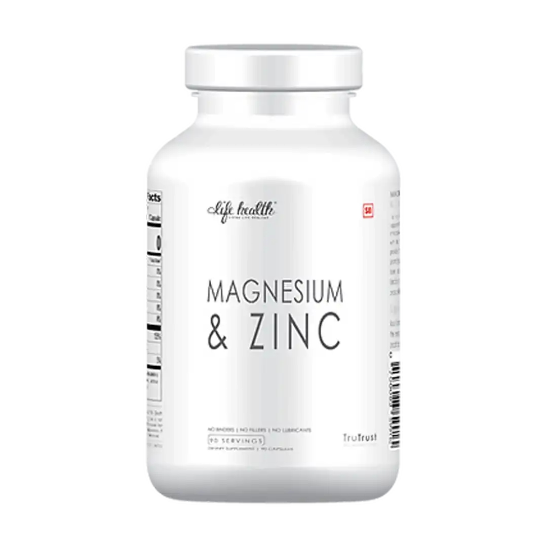 Life Health Magnesium + Zinc Capsules, 90's