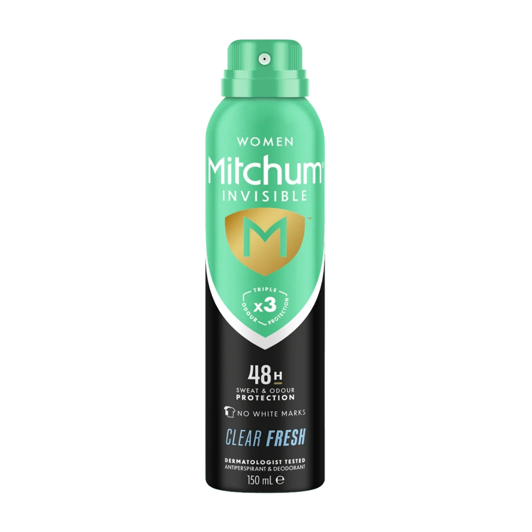Mitchum Clear Fresh Ladies Deodorant, 150ml