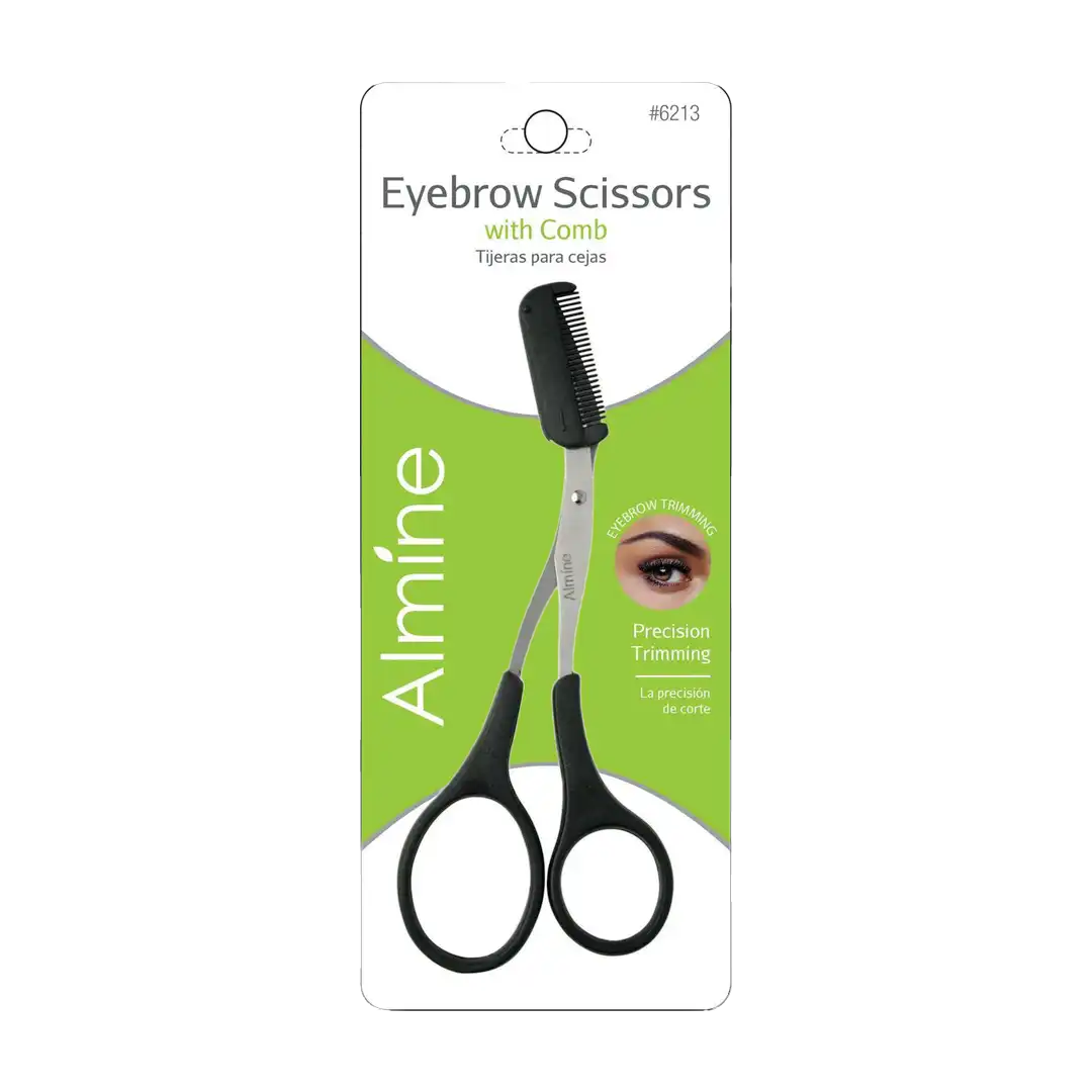 Almine Eyebrow Scissors with Comb 6213