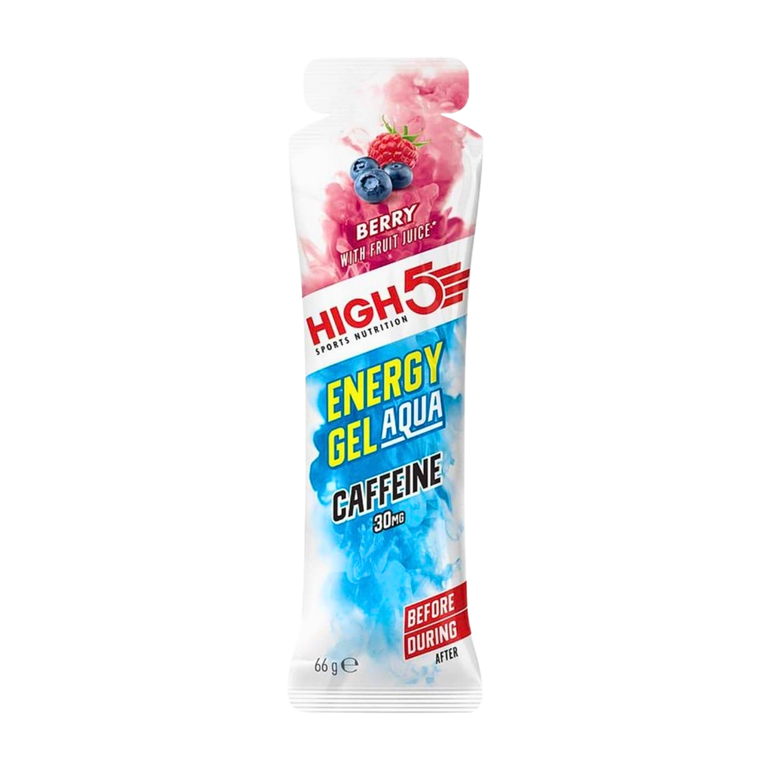 High 5 Energy Gel Aqua Caffeine Berry, 66g