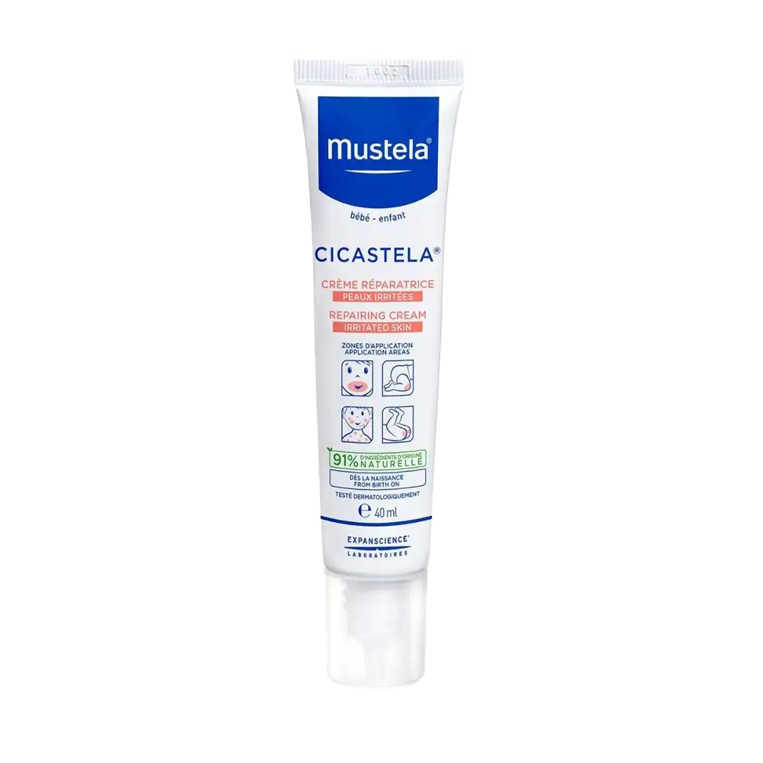 Mustela Cicastela Repairing Cream Irritated Skin, 40ml