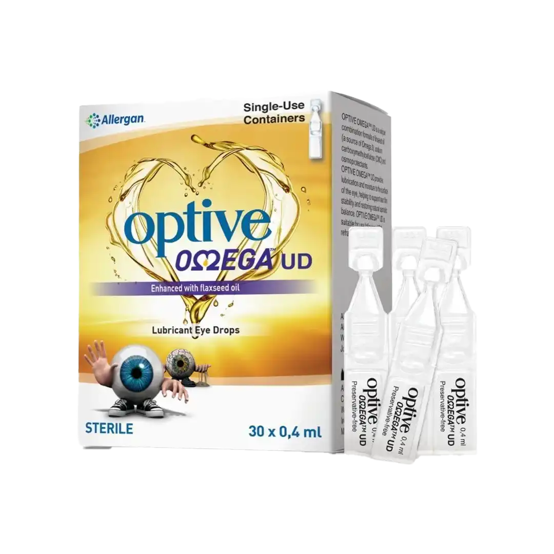 Allergan Optive Omega UD Eye Drops, 30 x 0.4ml
