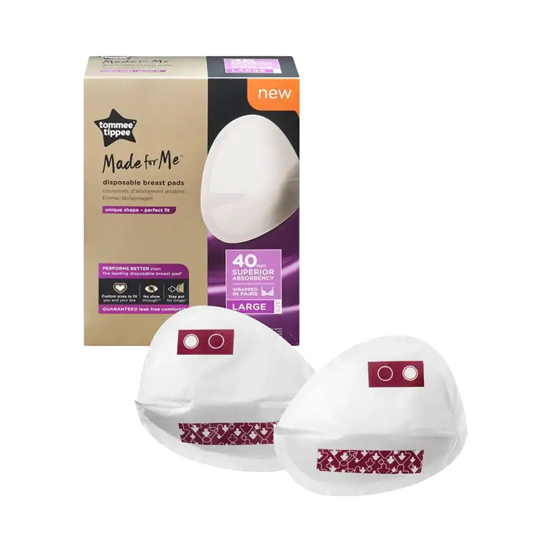 Tommee Tippee Made for Me Breast Pads Large, 40's