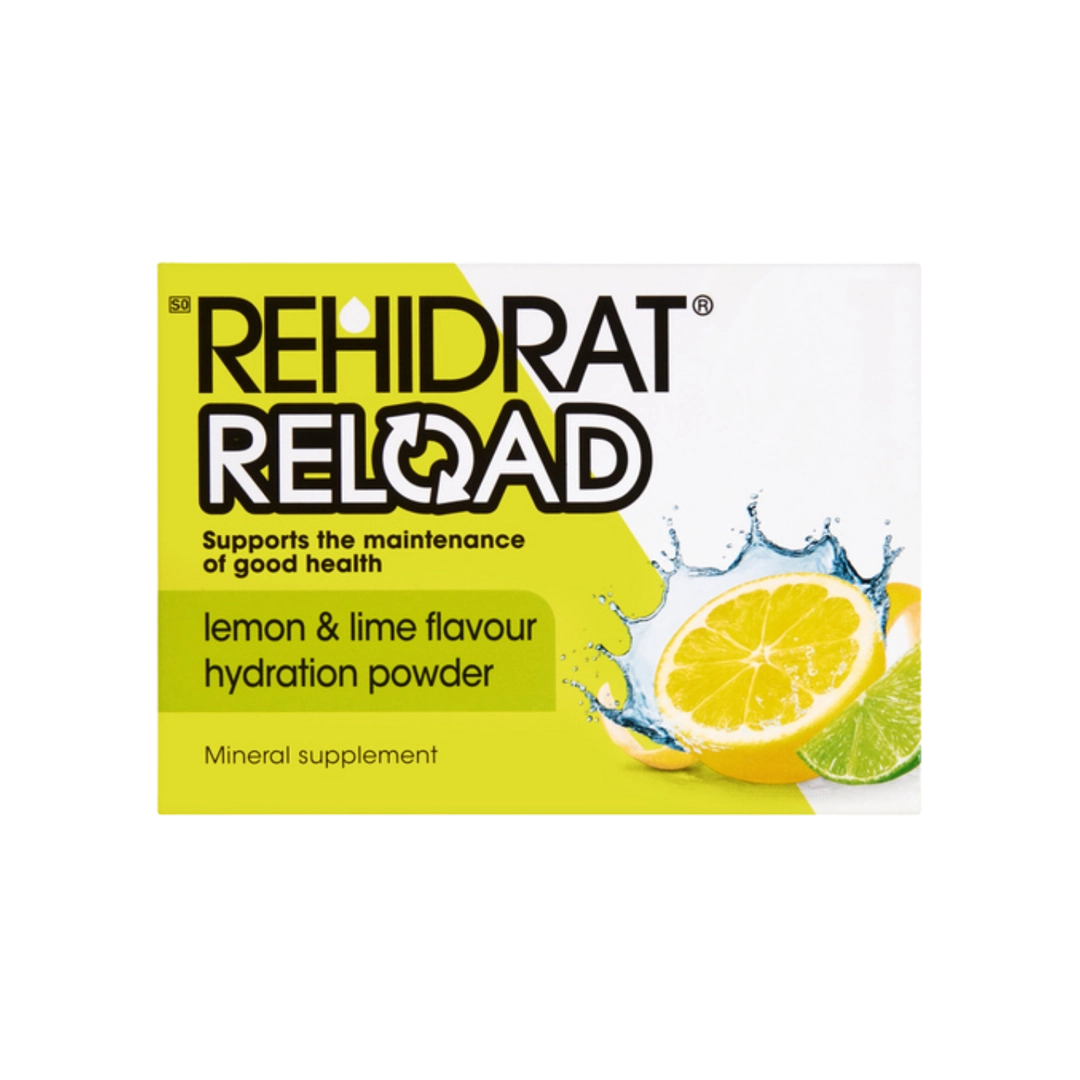 Rehidrat Reload Lemon & Lime Flavour Hydration Powder, 6's