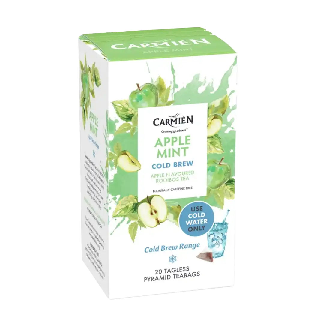 Carmien Cold Brew Apple Mint Tea, 20's