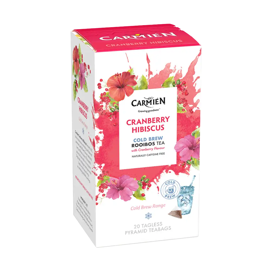 Carmien Cold Brew Cranberry Hibiscus Tea, 20's