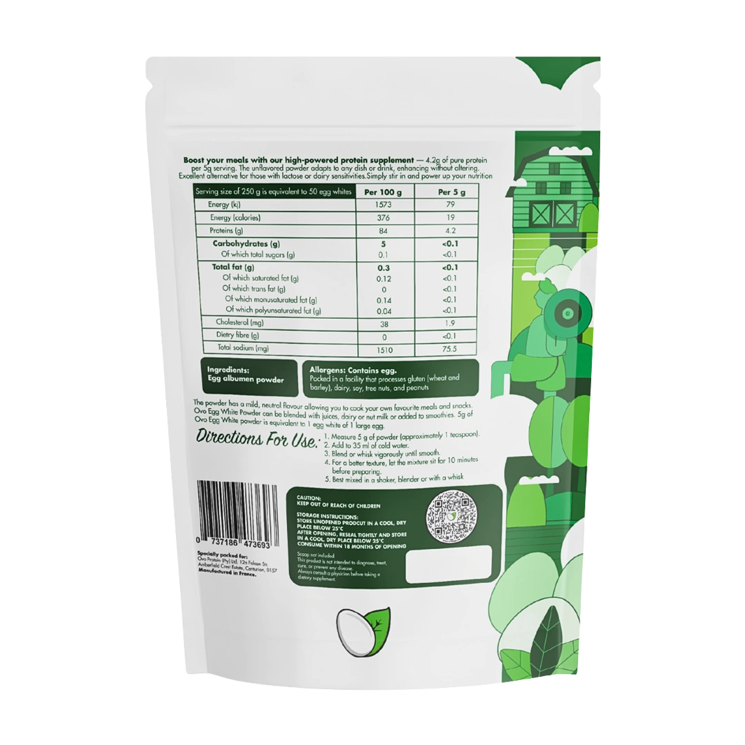 Ovo Protein Albumen Powder, 250g