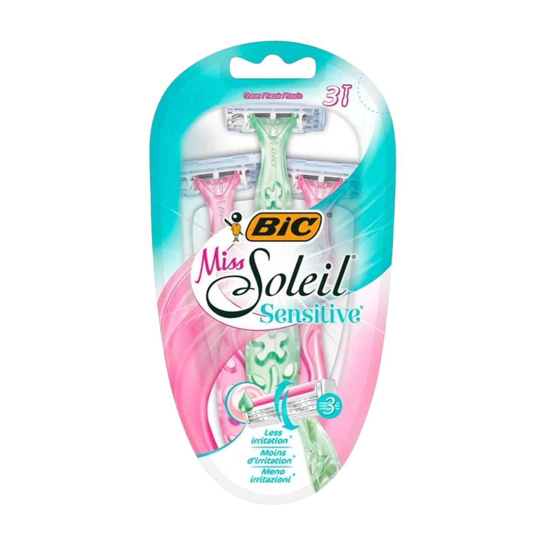 BIC Women's disposable razors Miss Soleil Sensitive, 3's