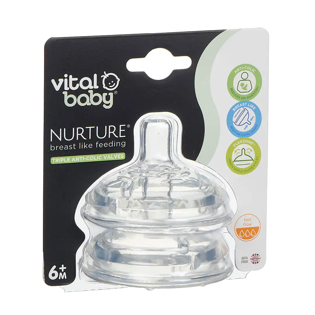 Vital Baby Nurture Easy Latch Teets Medium Flow