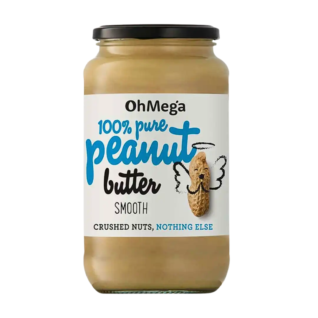 OhMega Smooth 100% Pure Peanut Butter, 750g