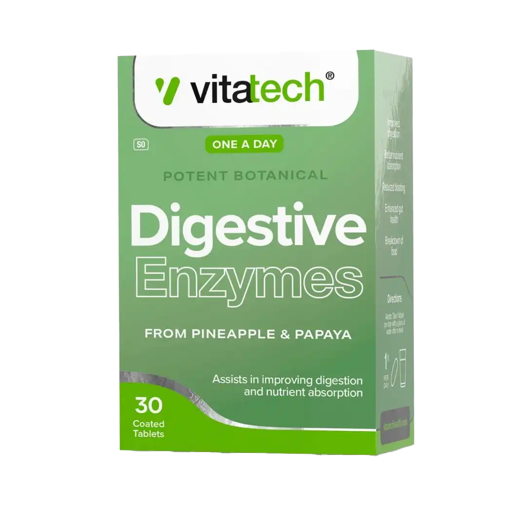 Vitatech Digestive Enzymes Tablets, 30's