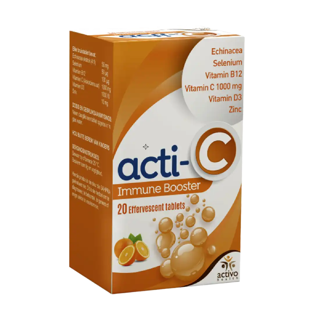 Acti-C Immune Booster Effervescent Tablets Assorted Flavours, 20's