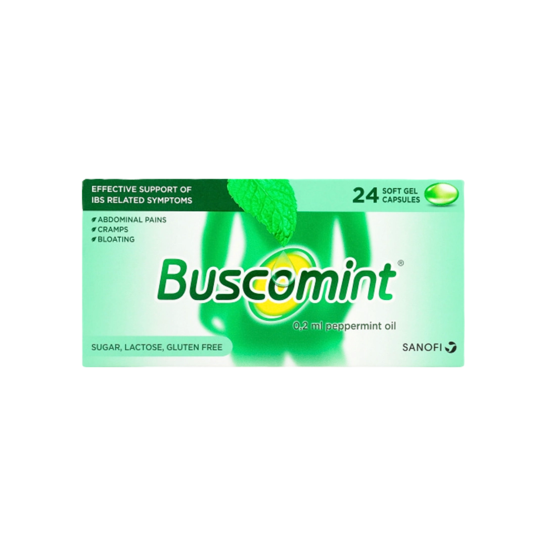 BuscoMint Peppermint Oil Gastro-Resistant Capsule, 0.2ml