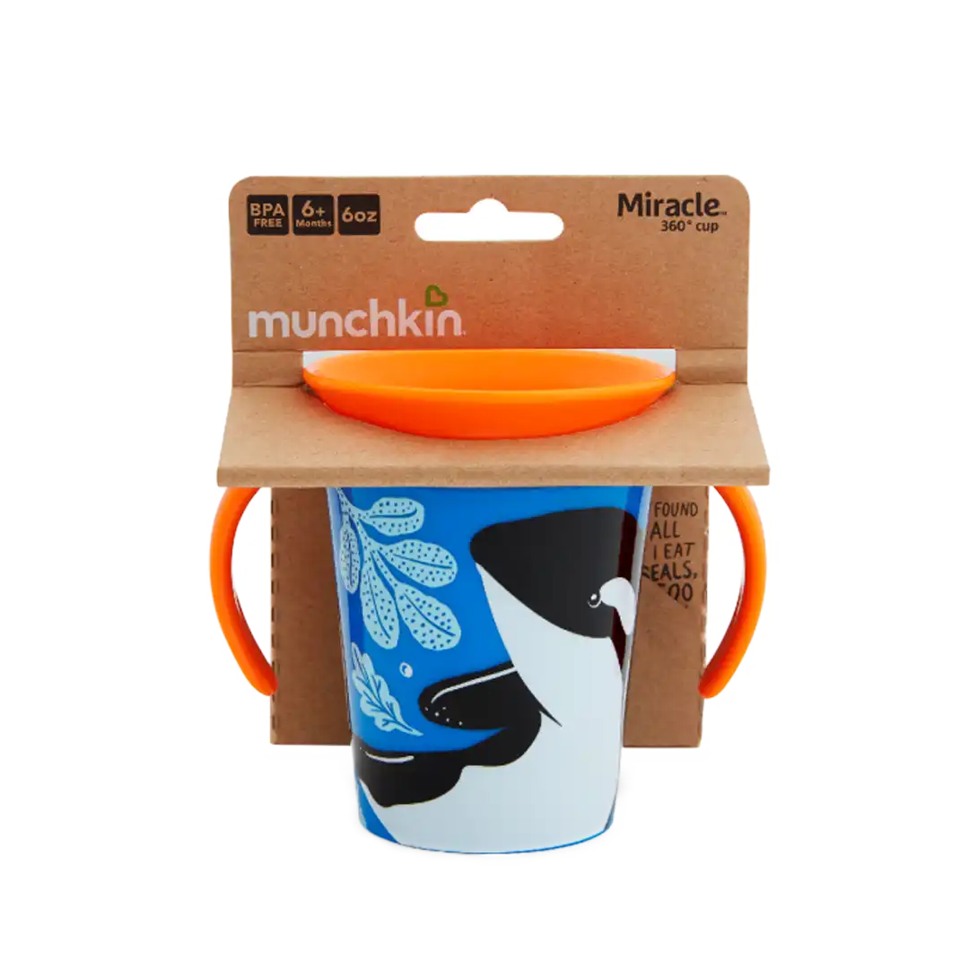 Munchkin Miracle 360° WildLove Trainer Cup 177ml, Assorted