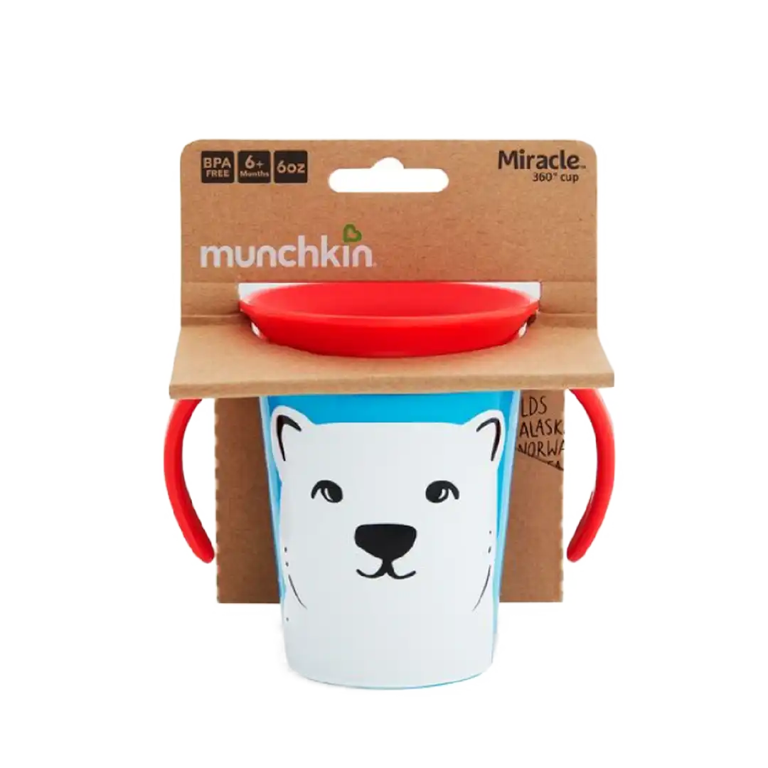 Munchkin Miracle 360° WildLove Trainer Cup 177ml, Assorted