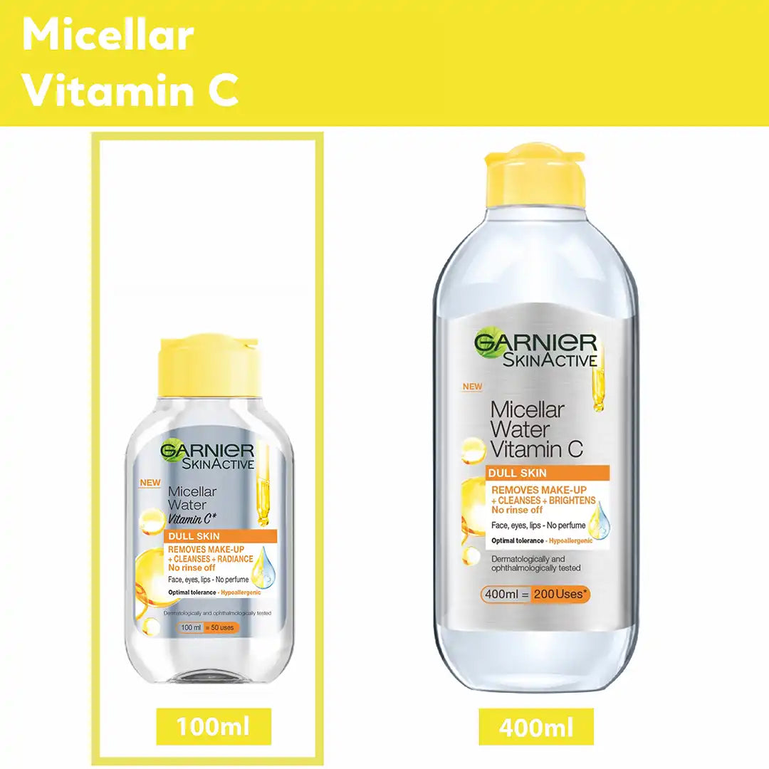 Garnier Skin Active Cleansing Water Micellar Vitamin C, 100ml