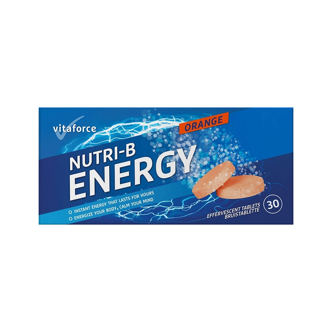 Nutri-B Energy Orange Effervescent, 30's