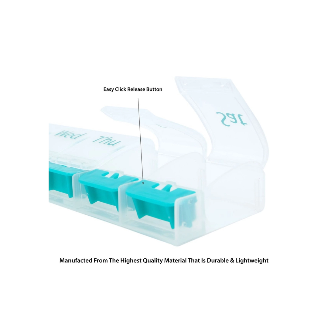 Vitus 7-Day Pill Box, Weekly Medication Organiser