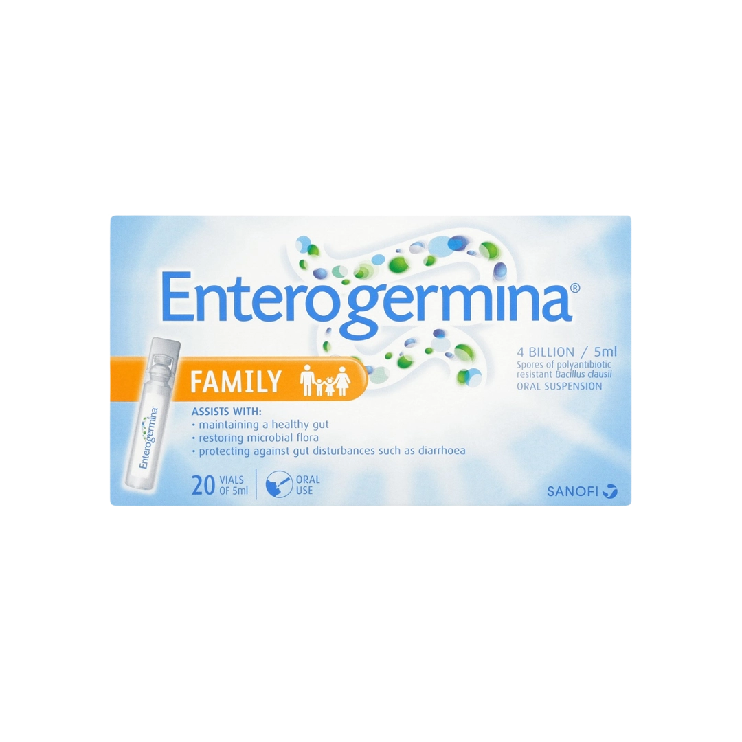 Enterogermina Family 4 Billion / 5ml Oral Suspension Vials, 20's