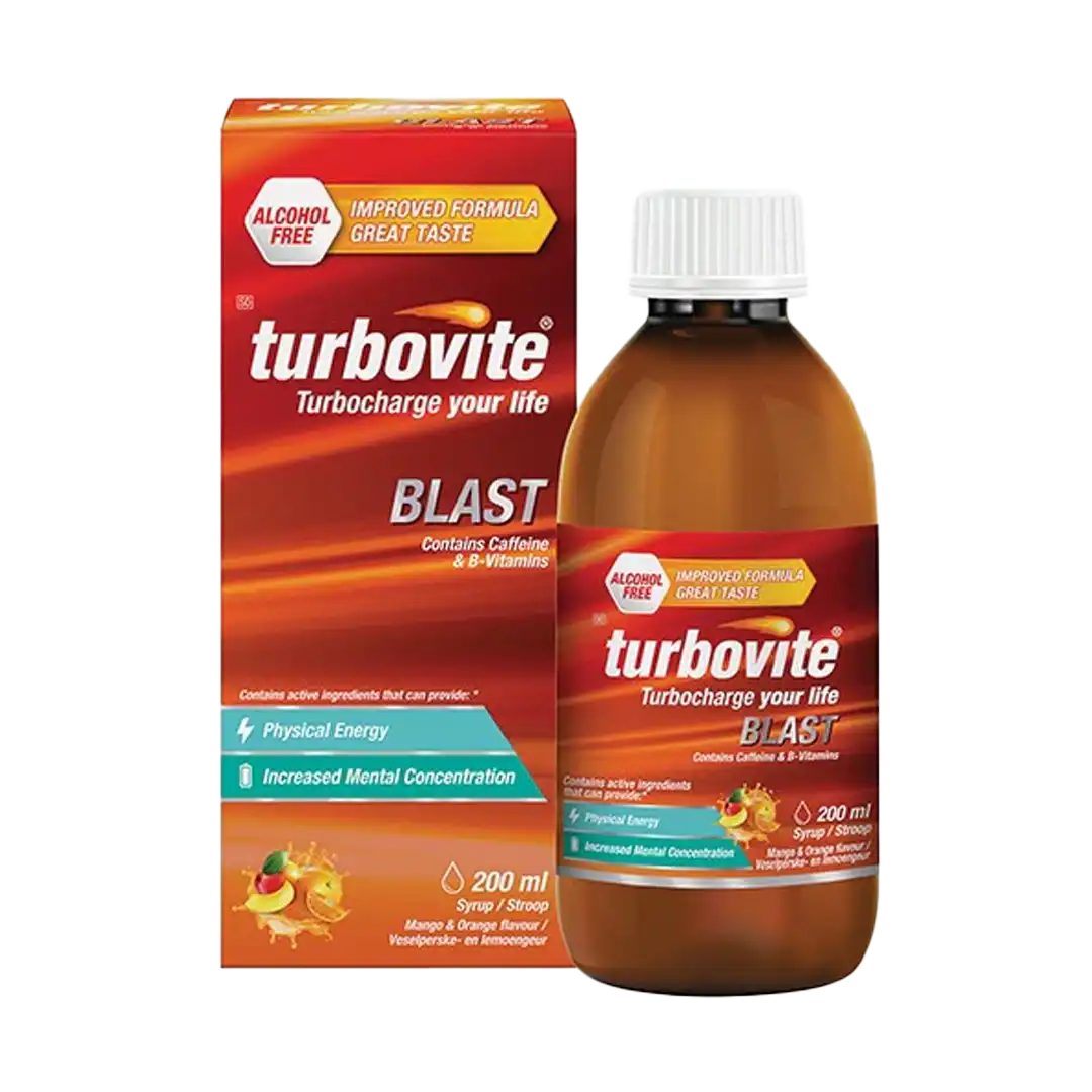 Turbovite Blast Alcohol Free Syrup, 200ml