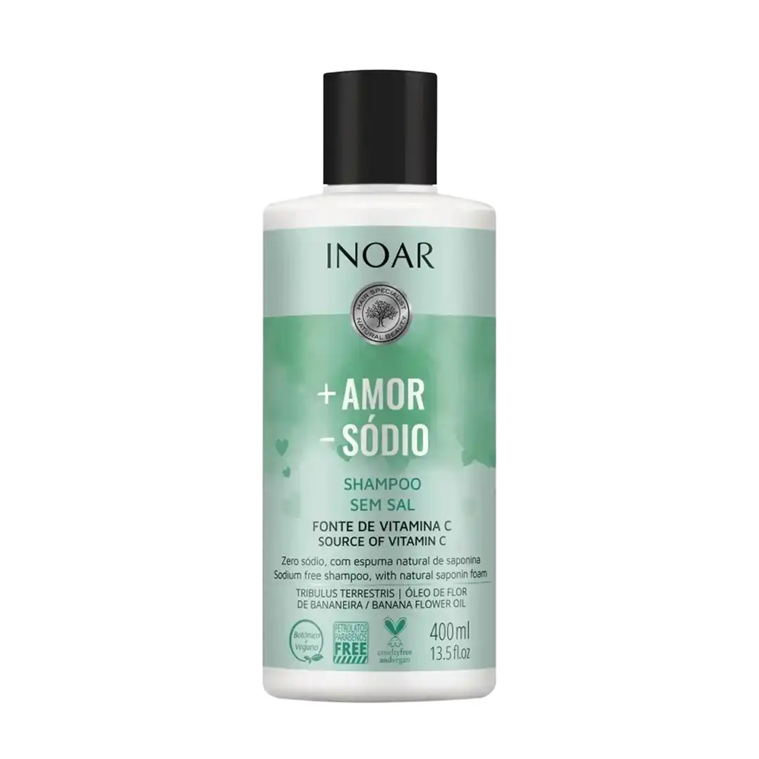 Inoar Amor Sodio Shampoo, 400ml