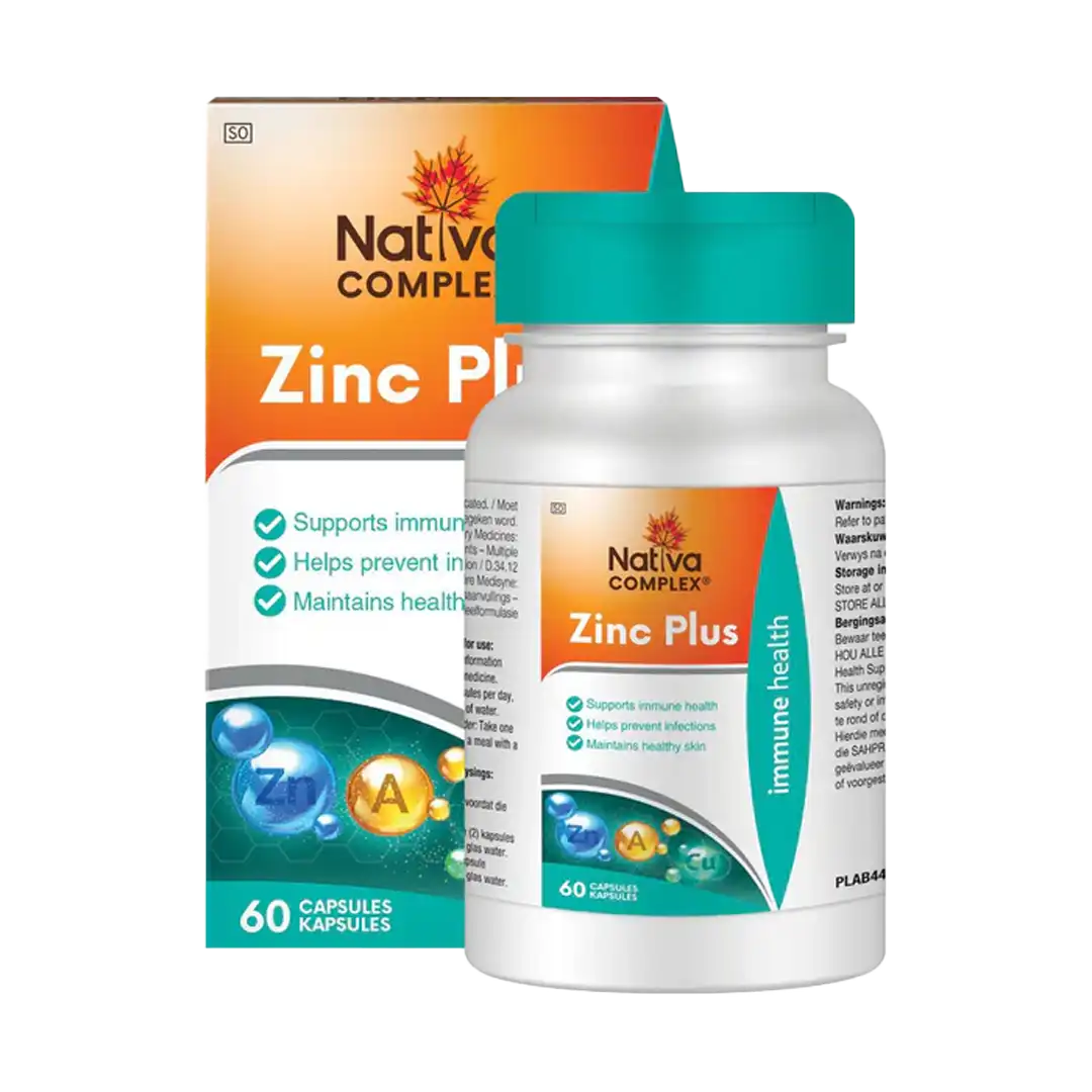 Nativa Zinc Plus Complex Capsules, 60's