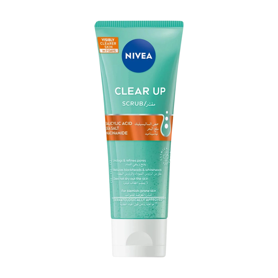 Nivea Clear Up Scrub, 75ml