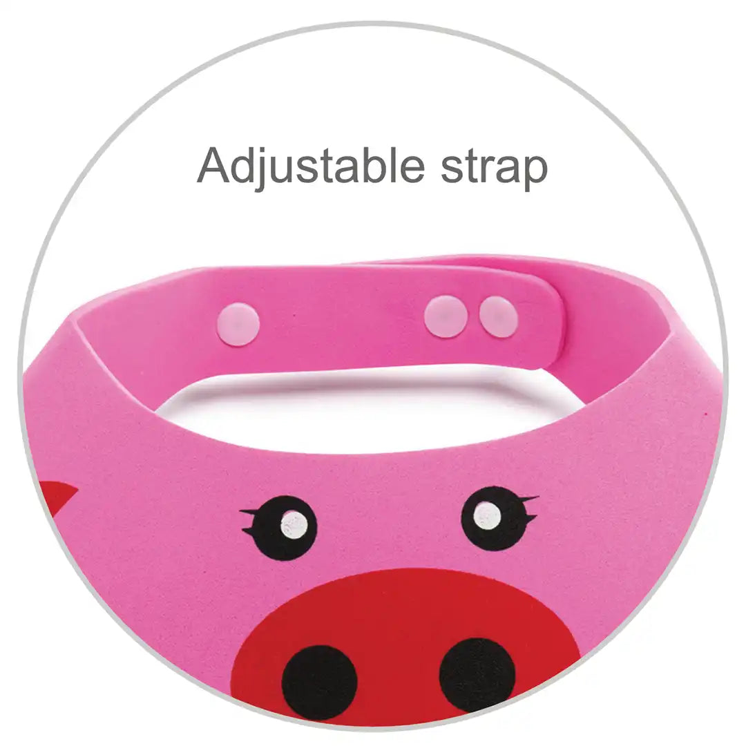 Snookums Shampoo Bath Cap, Pink Pig