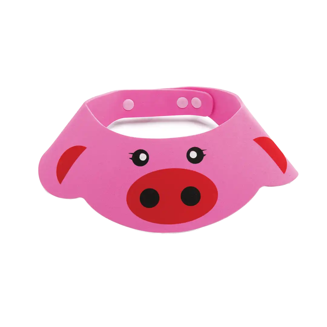 Snookums Shampoo Bath Cap, Pink Pig