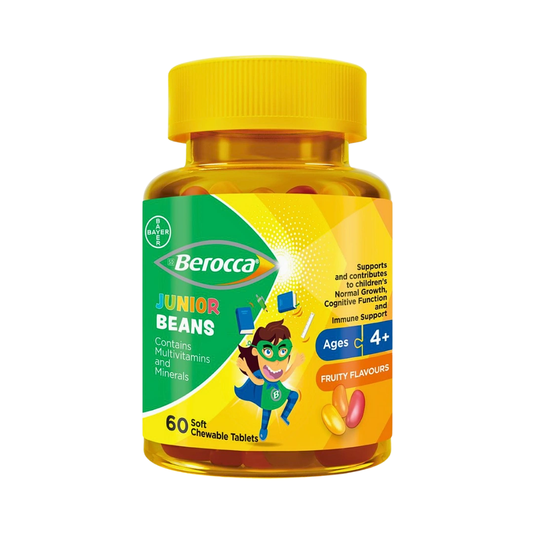 Berocca Junior Beans Chew Tabs, 60's
