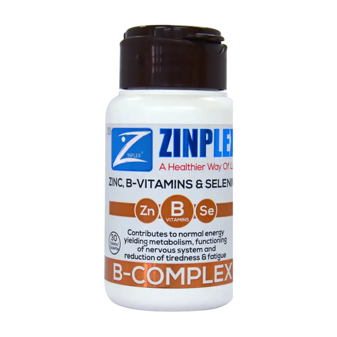 Zinplex B Complex Tabs, 30's