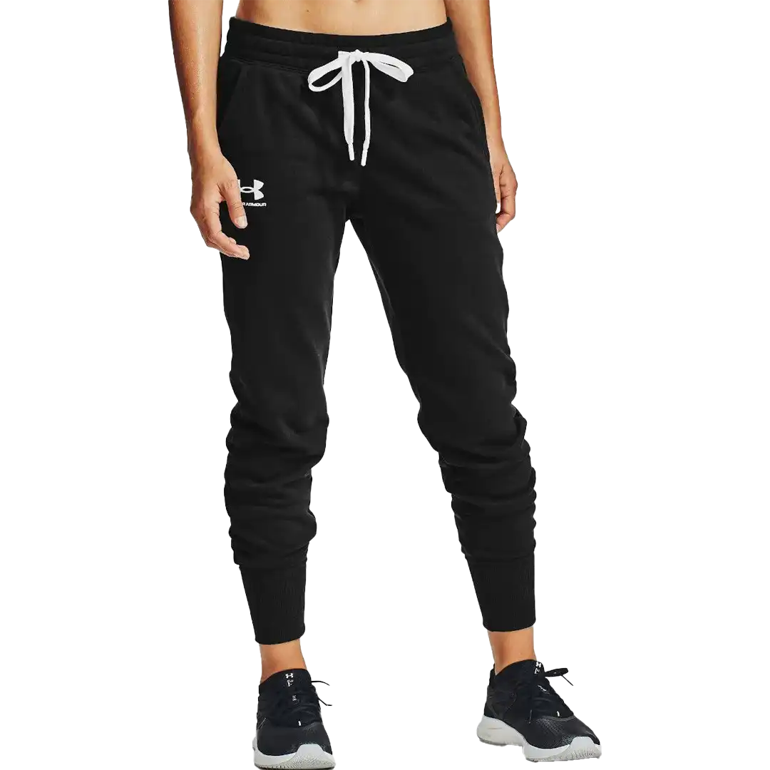 UA Women's Rival Fleece Joggers Black, Medium