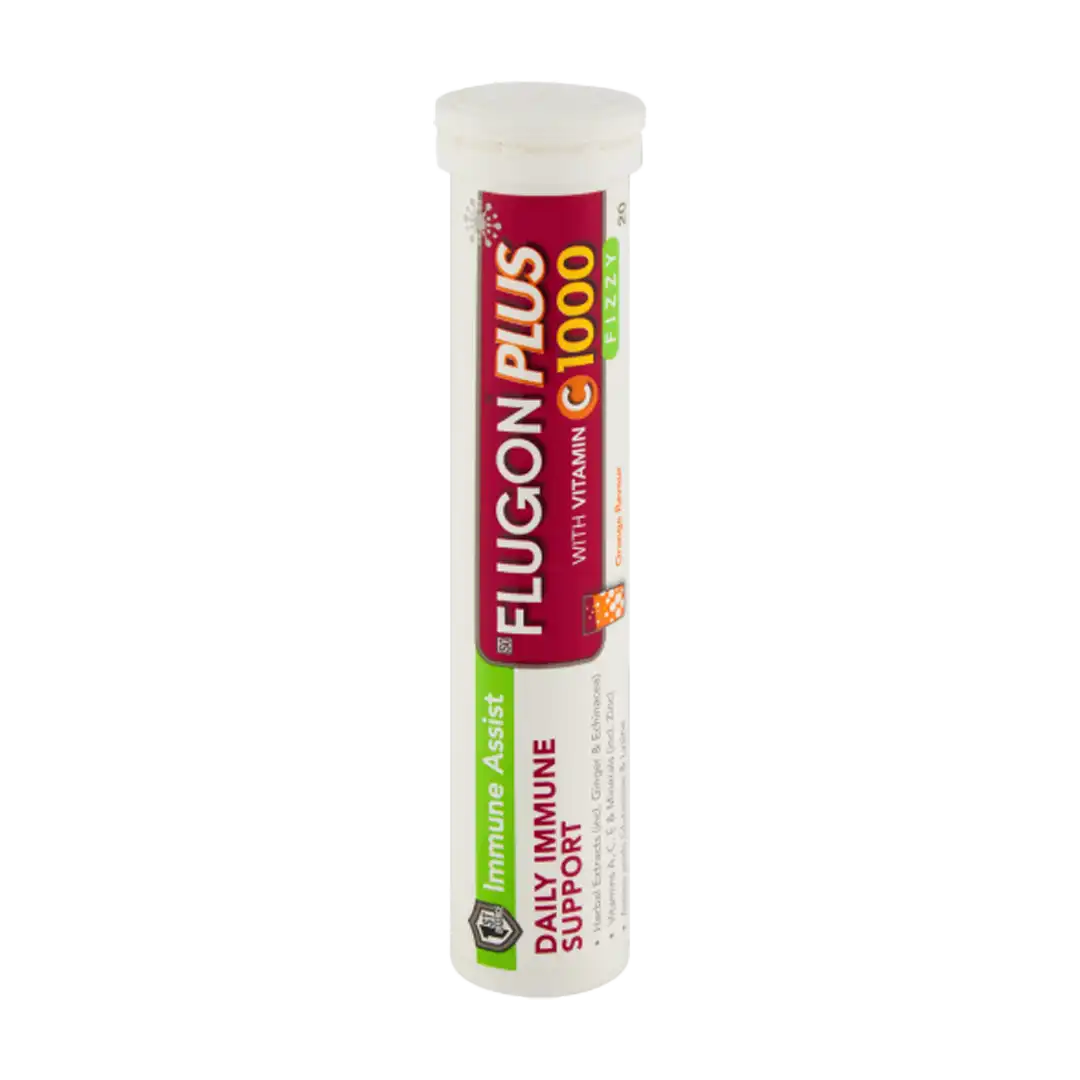 Flugon Plus Effervescent Tablets, 20 Fizzies